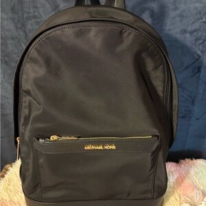 Michael Kors Black and Gold Backpack NEW W/TAGS